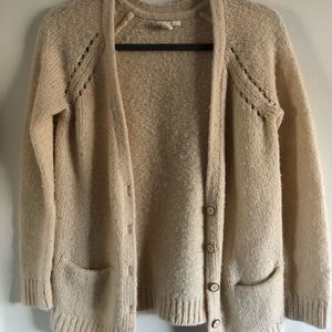 Cream cardigan